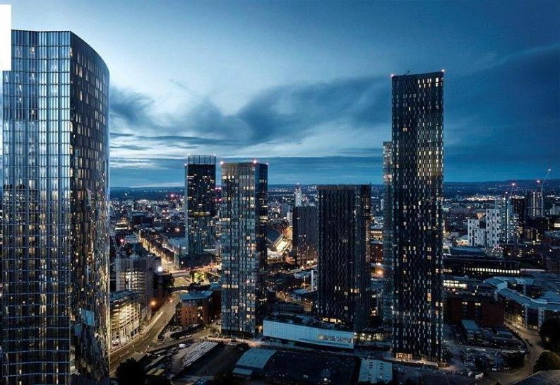 Luxury 2 Bedroom Apartment Manchester City Centre Kültér fotó